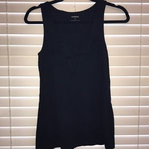 black Express tank top